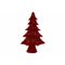 Kerstboom Paillettes Rood 31x13xh52cm Fl Uweel 