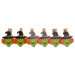 Cosy @ Home Clip Wicked Witch Multi-colore 40x7xh1,5 Cm Bois 