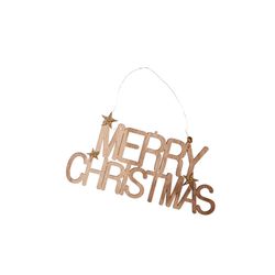 Hanger Merry Christmas 18x0,3x9cm Hout  