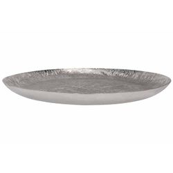 Cosy @ Home Schaal Cross Zilver D45xh3,5cm Aluminium  