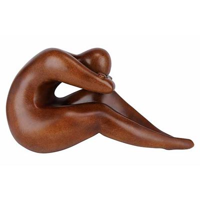 Sculpture Human  Brun 57x22,9xh30,4cm Au Tre Polyresine  Cosy @ Home