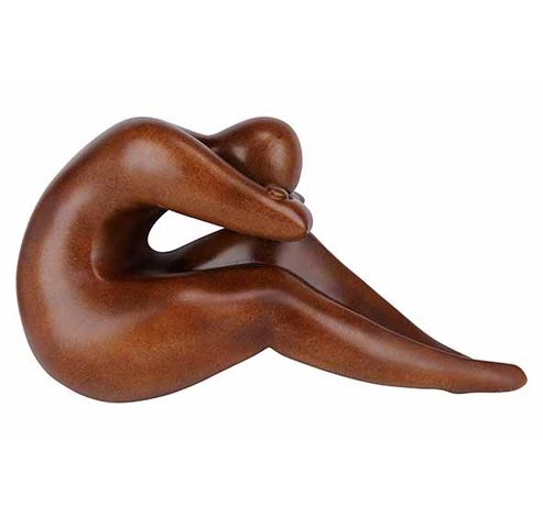 Sculpture Human  Brun 57x22,9xh30,4cm Au Tre Polyresine  Cosy @ Home