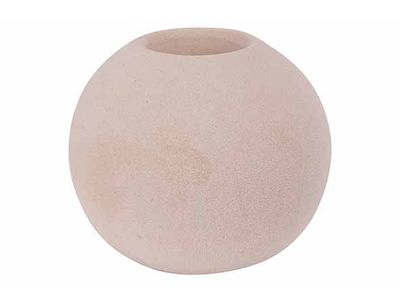 Bougeoir Rough Sable 11,8x11,8xh11,8cm S Phere Dolomite