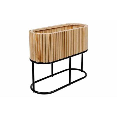 Plantenbak Wood Natuur 50x20xh40cm Metaa L Knock Down 