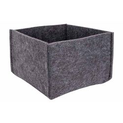 Cosy @ Home Mand Donkergrijs 20x20xh12cm Vilt  