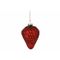 Hanger Strawberry Rood 6x6xh8cm Glas  