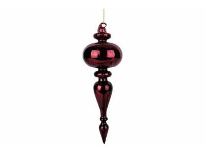 Hanger Spinner Bordeaux 9x9xh27cm Glas 