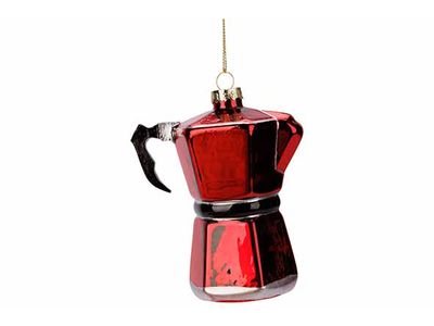 Hanger Coffee Pot Rood 9x6xh11cm Glas 