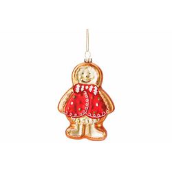 Cosy @ Home Suspension Coockie Rouge-brun 8x2xh12cm Verre 