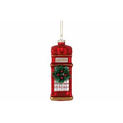 Hanger Phone Booth Rood 4x4xh12cm Glas  