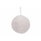 Kerstbal Fur Creme 10x10xh10cm Rond Foam  