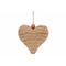 Hanger Ster Heart Beige 13x6xh13cm Foam  