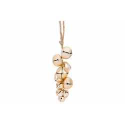 Hanger Bells Goud 5x5xh12cm Metaal  