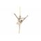 Hanger Ballerina Goud 9x2xh14cm Kunststo F 