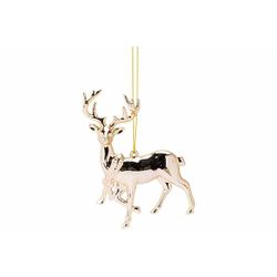 Hanger Deer Goud 12x2xh9cm Kunststof  