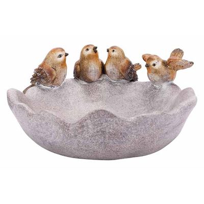 Vogelvoederschaaltje Grijs 27x24xh11cm A Ardewerk  Cosy @ Home