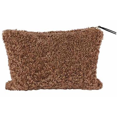 Make-up Bag Curl  Brun 28xh20cm Textile  