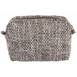 Make-up Bag Beige Zwart 20x9xh14cm Texti El 