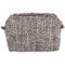 Make-up Bag Beige Zwart 20x9xh14cm Texti El 