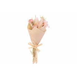 Cosy @ Home Boeket Dried Flowers Mini Roze 11x2xh20c M 