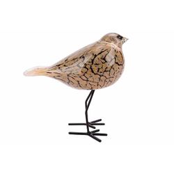 Cosy @ Home Oiseau Beige 17x9xh15cm Verre  