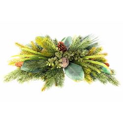 Cosy @ Home Composition De Noel Pinecone Bells Vert 22x22xh61cm Autre Plastic 