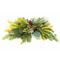 Kerststuk Pinecone Bells Groen 22x22xh61 Cm Andere Kunststof 