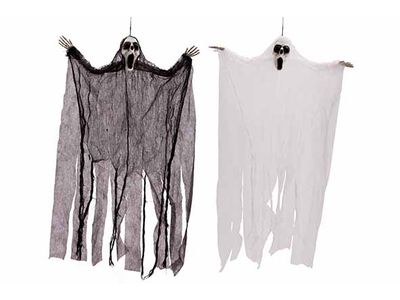 Skelet Hangend 2ass Zwart-wit 46x7xh60cm  Kunststof