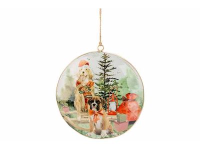 Hanger Vintage Ball Rood Groen 12x1xh12c M Ijzer