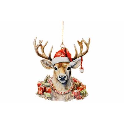 Hanger Vintage Deer Bruin 12x,5xh15cm Ij Zer  Cosy @ Home