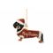 Hanger Vintage Dog Rood Wit 10x,5xh7cm I Jzer 