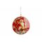 Hanger Vintage Santa Ball Rood 10x1xh10c M Ijzer 