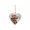 Hanger Vintage Heart Multi-kleur 8x1xh8c M Ijzer 