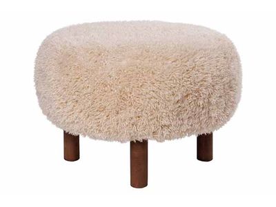 Tabouret Soft Creme 50x50xh33cm Bois 