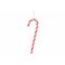 Hanger Candy Stick Rood Wit 4xh14cm Kuns Tstof 