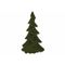 Kerstboom Flocked Donkergroen 35x9xh61cm  Kunststof 