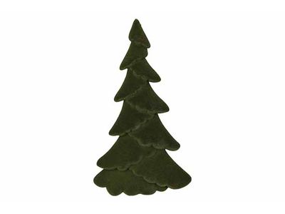 Kerstboom Flocked Donkergroen 26x7xh46cm  Kunststof