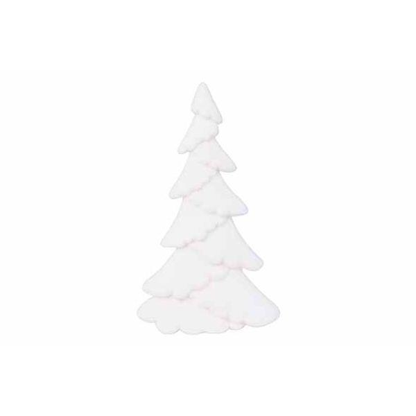 Kerstboom Flocked Wit 18x5xh30cm Kunstst Of 