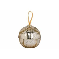 Cosy @ Home Geurkaars Wild Berries Xmas Ball Goud 11 X11xh11,5cm Glas 