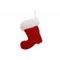 Hanger Boot Flocked Rood 15x7xh14cm Kunststof 