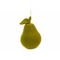 Hanger Pear Flocking Groen 9x9xh14cm Kun Ststof 