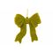 Hanger Bow Flocked Groen 10x3xh10cm Kuns Tstof 