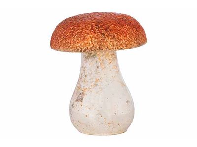 Paddenstoel Antique Gold Koper 10x10xh13 Cm Glas