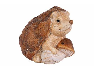 Egel Autumn Leaves Bruin 15x13xh13cm Ker Amiek