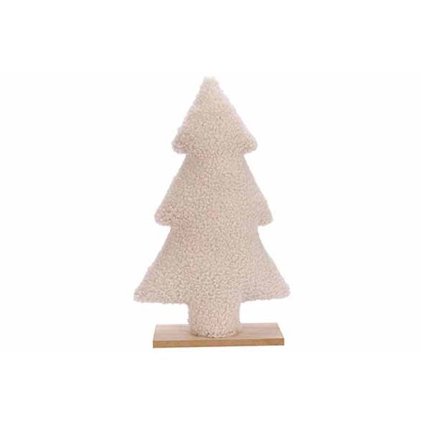 Kerstboom Plush Beige 20x5xh33cm Foam  