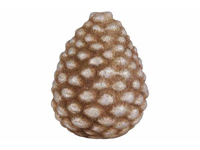 Denappel Silver Wash Bruin 13x13xh16cm A Ardewerk