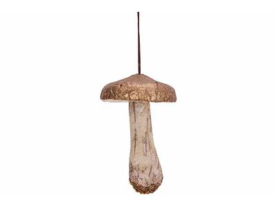 Hanger Mushroom Goud 7x7xh10cm Papier 