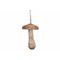 Hanger Mushroom Goud 7x7xh10cm Papier  