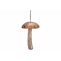 Hanger Mushroom Goud 8x8xh13cm Papier  