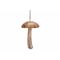 Hanger Mushroom Goud 8x8xh13cm Papier  